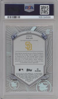Ethan Salas from the 2024 Bowman Sterling set graded by PSA and given an overall grade of 10.