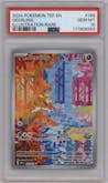 Deerling from the 2024 Pokemon SV set graded by PSA and given an overall grade of 10.