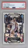 Cade Cunningham from the 2023-24 Panini Prizm set featuring a White Ice Prizm parallel graded by PSA and given an overall grade of 9.
