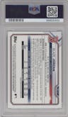 Blaze Jordan from the 2021 Bowman Mega Box set graded by PSA and given an overall grade of 10.