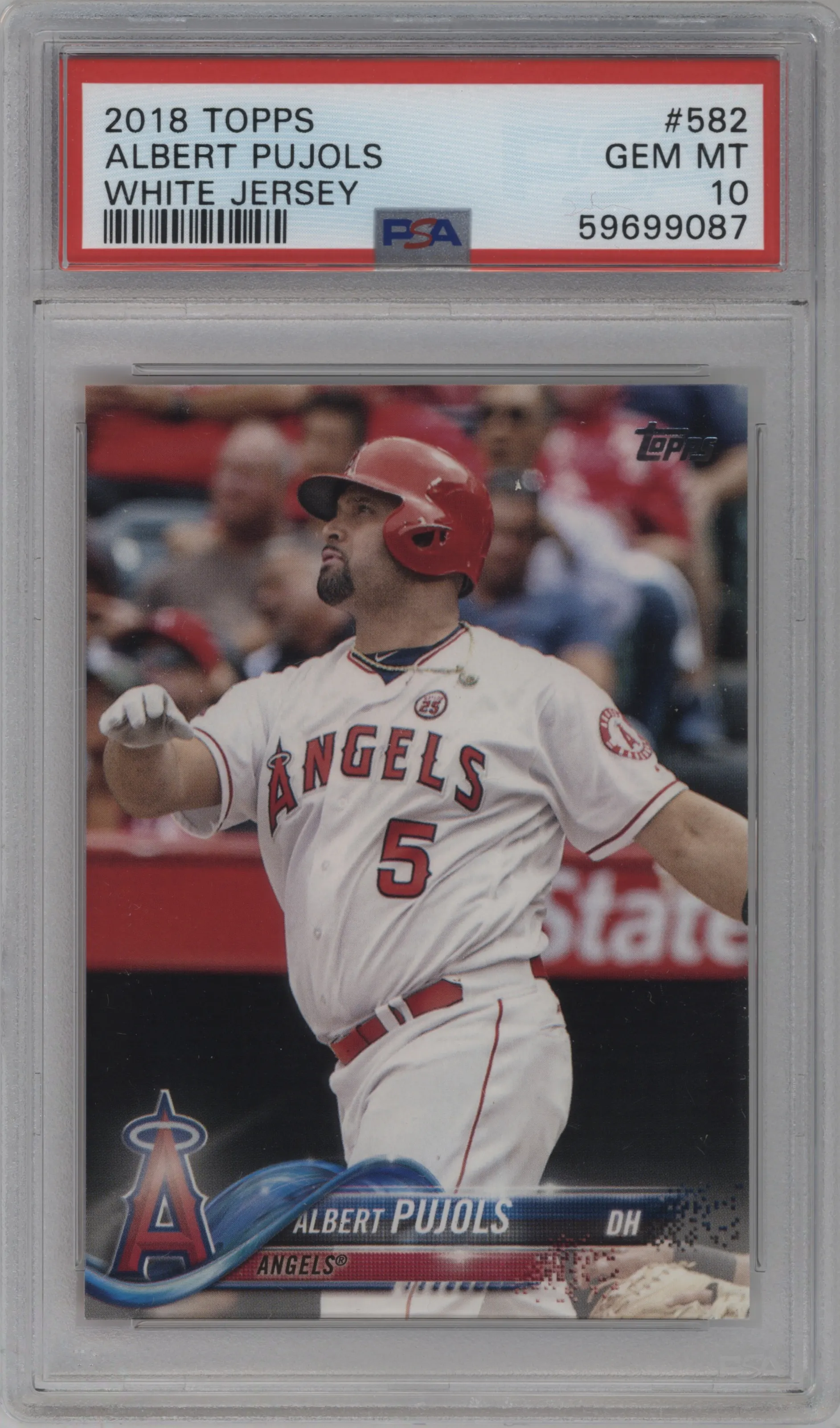 2018 Topps Series 2 Albert Pujols PSA 10