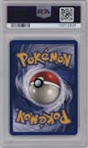 Poliwrath from the 1999 Pokemon set graded by PSA and given an overall grade of 7.