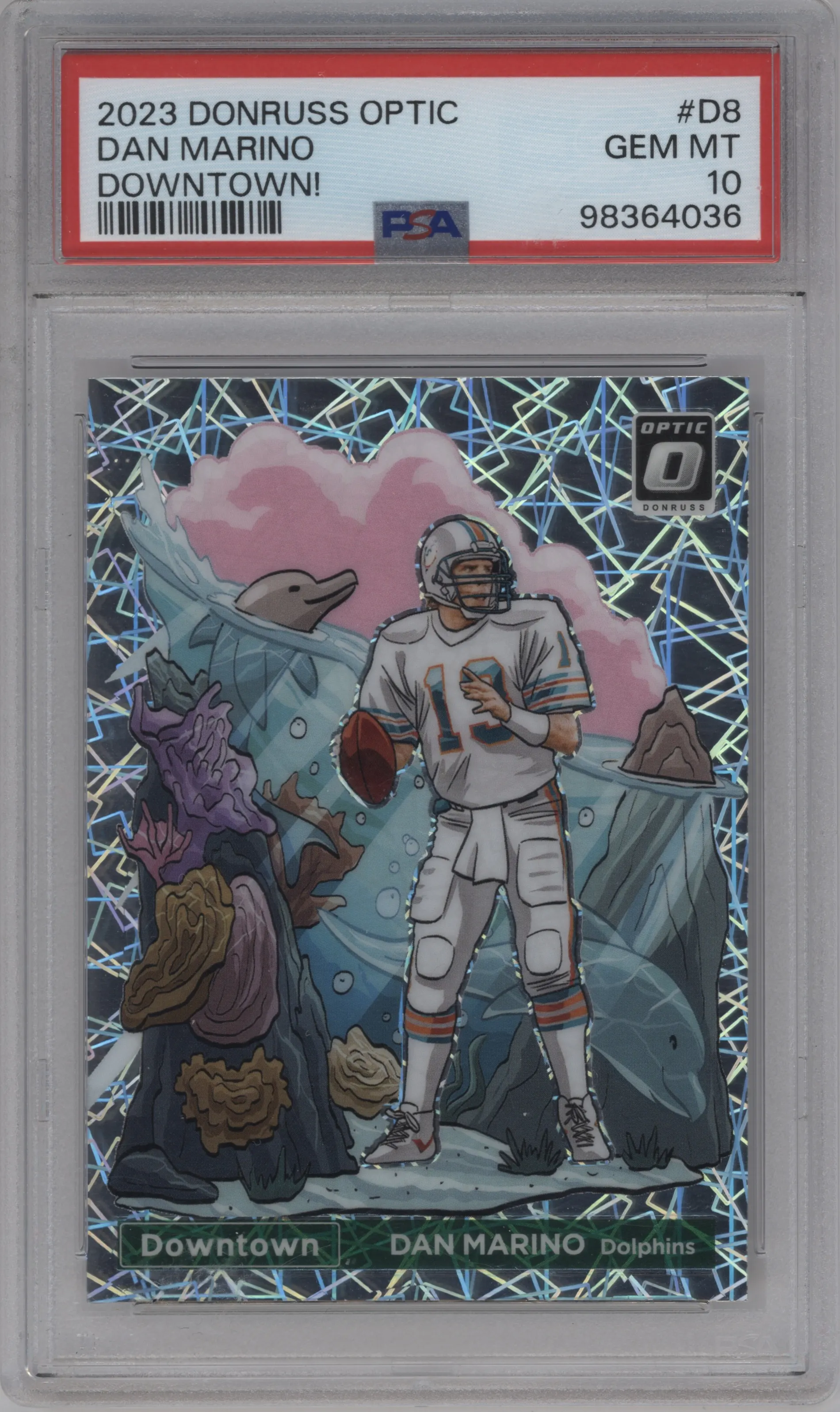 2023 Donruss Optic Downtown Dan Marino #D-8 PSA 10