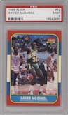 Xavier McDaniel from the 1986-87 Fleer set graded by PSA and given an overall grade of 9.