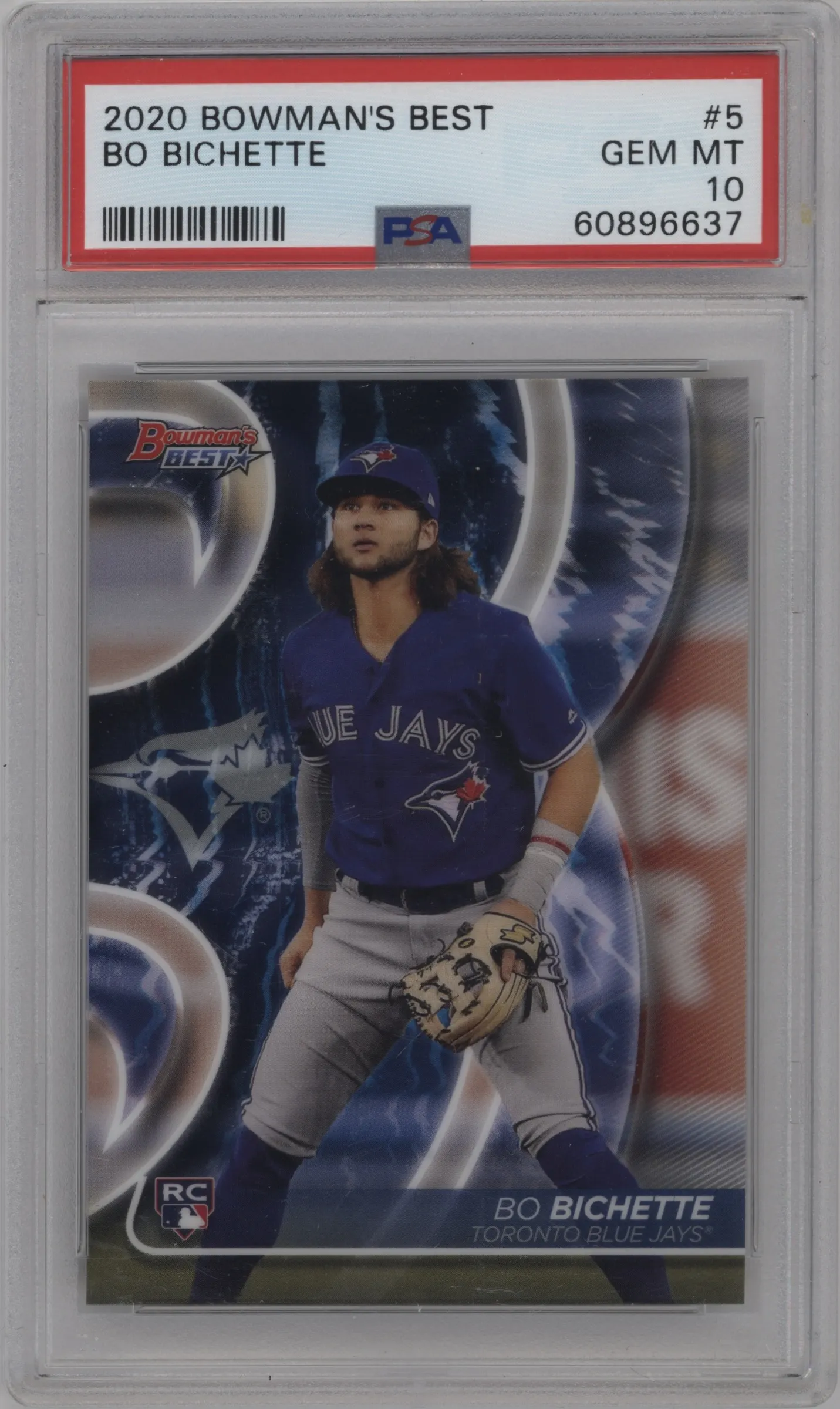 2020 Bowman’s Best Bo Bichette #5 PSA 10