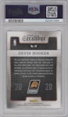Devin Booker from the 2015-16 Panini Excalibur set graded by PSA and given an overall grade of 10.
