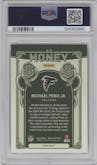 Michael Penix Jr. from the 2024 Panini Mosaic set graded by PSA and given an overall grade of 9.