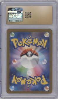 Clefable from the 2023 Pokemon CLL Japanese set featuring a Charizard & Ho-oh EX Deck parallel graded by CSG and given an overall grade of 10.