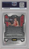 Yao Ming from the 2023-24 Panini Prizm set featuring a Blue Ice parallel graded by PSA and given an overall grade of 10.