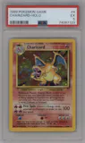 Charizard from the 1999 Pokemon set graded by PSA and given an overall grade of 5.