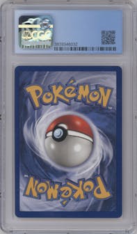 Gengar from the 1999 Pokemon set graded by CSG and given an overall grade of 8.5.