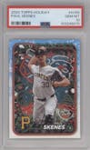 Paul Skenes from the 2024 Topps Holiday set graded by PSA and given an overall grade of 10.