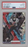 Tank Dell from the 2023 Panini Phoenix set featuring a Fire and Ice parallel graded by PSA and given an overall grade of 10.