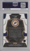 Bennedict Mathurin from the 2022-23 Panini Select set featuring a Zebra parallel graded by PSA and given an overall grade of 10.