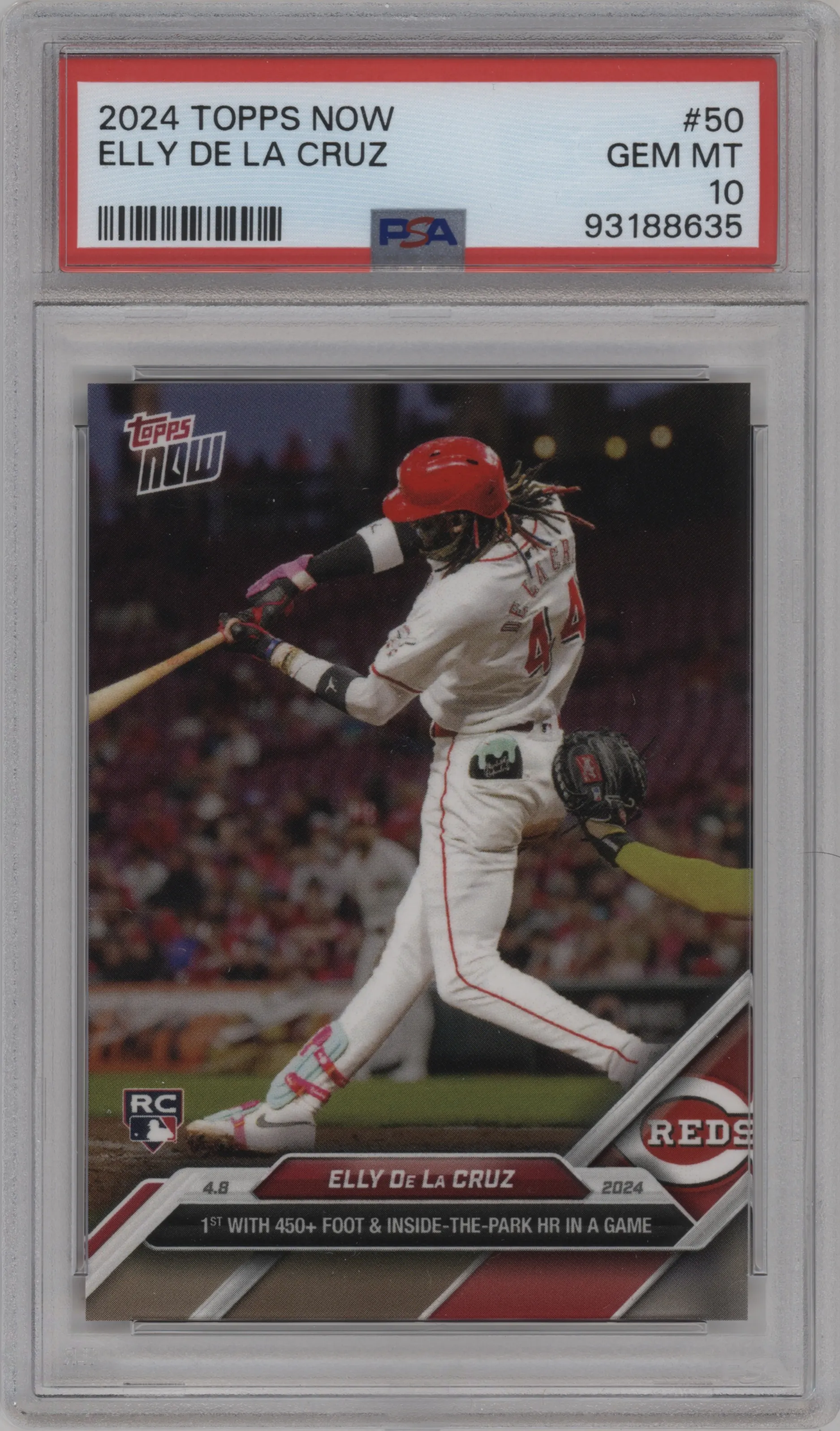 2024 Topps Now Elly De La Cruz #50 PSA 10