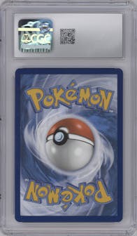 Penny from the 2024 Pokemon SV set graded by CSG and given an overall grade of 10.