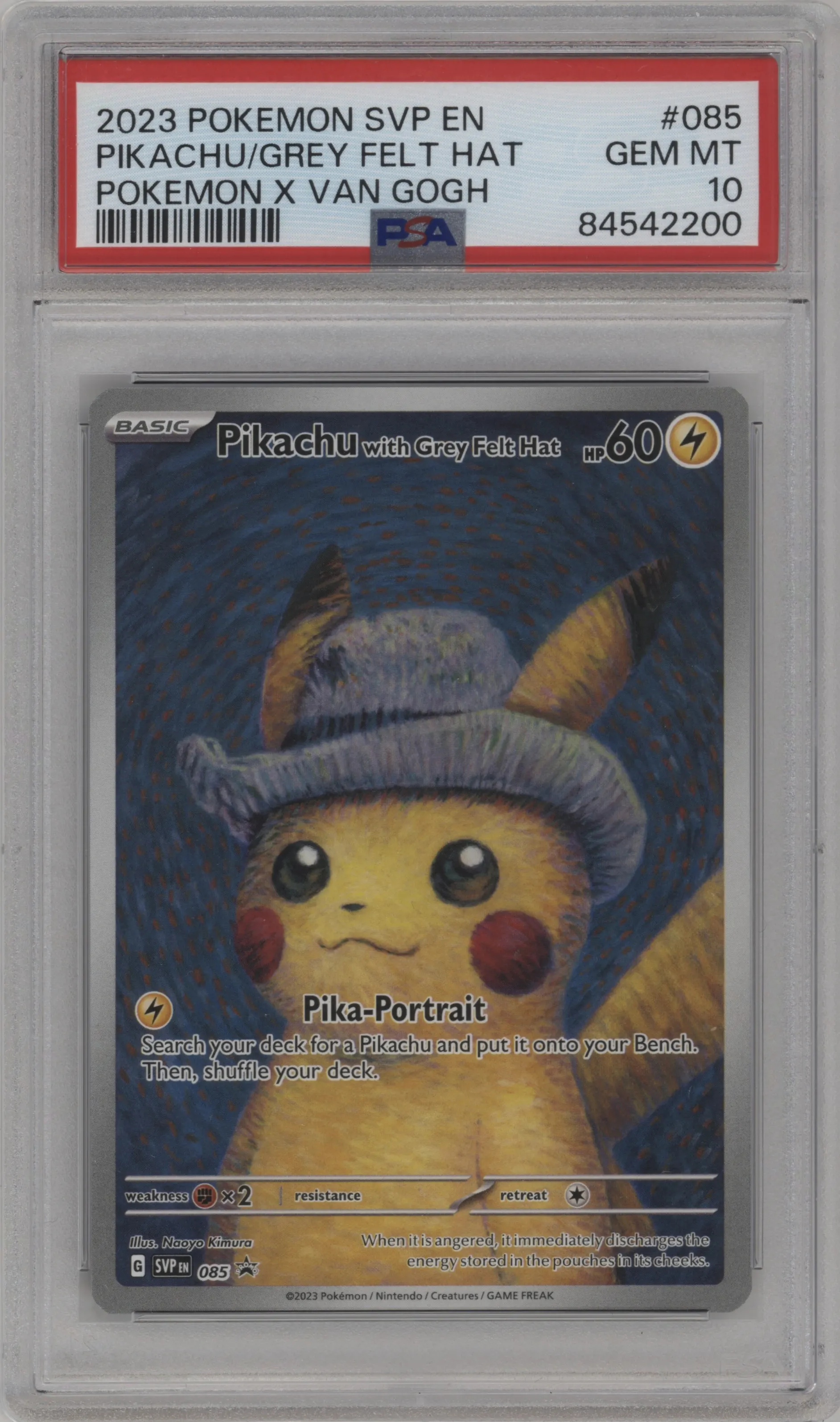 Pikachu with Grey Felt Hat