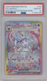 Sylveon EX from the 2025 Pokemon SV set graded by PSA and given an overall grade of 10.