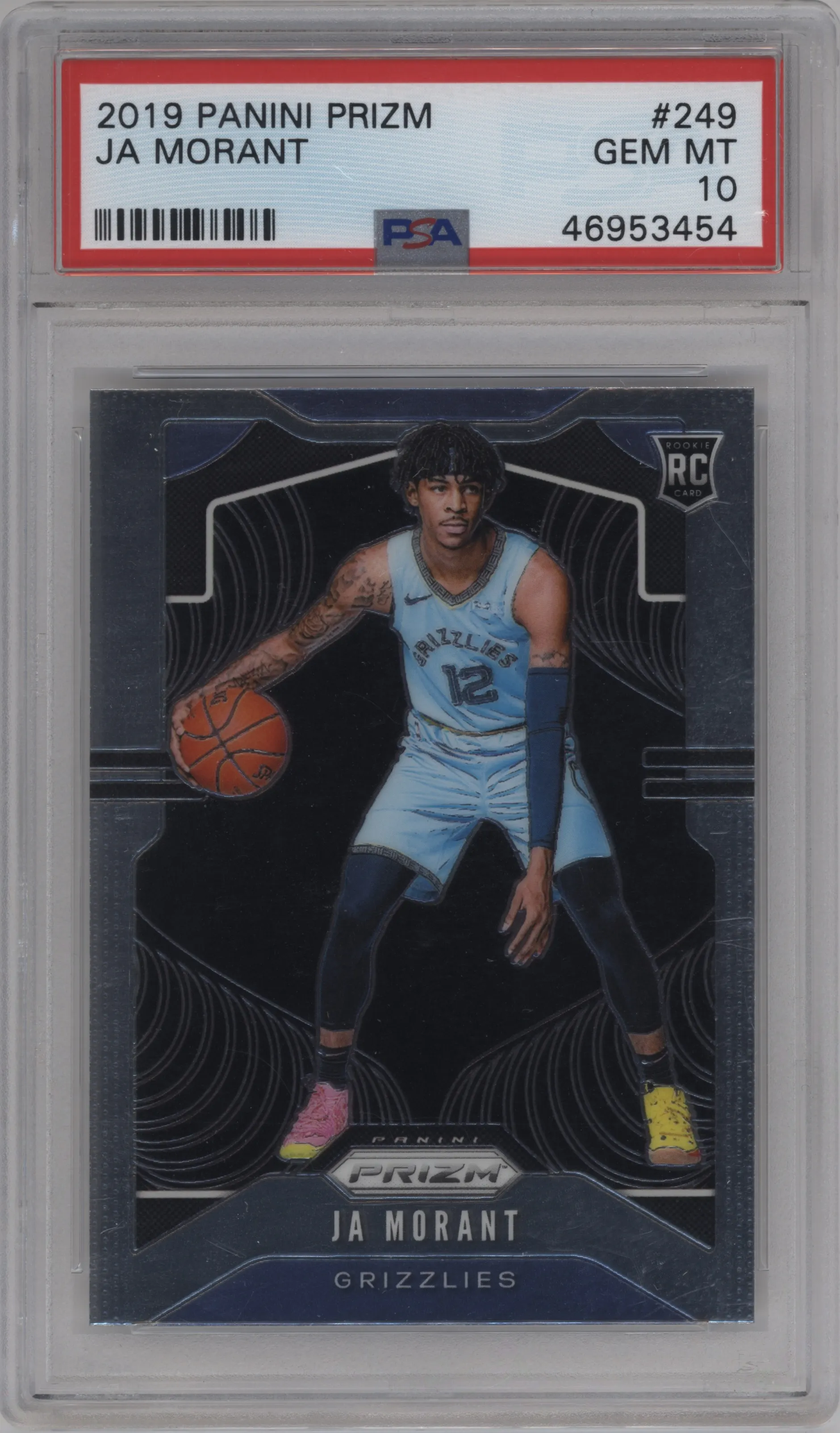 2019 Panini Prizm Ja Morant PSA 10