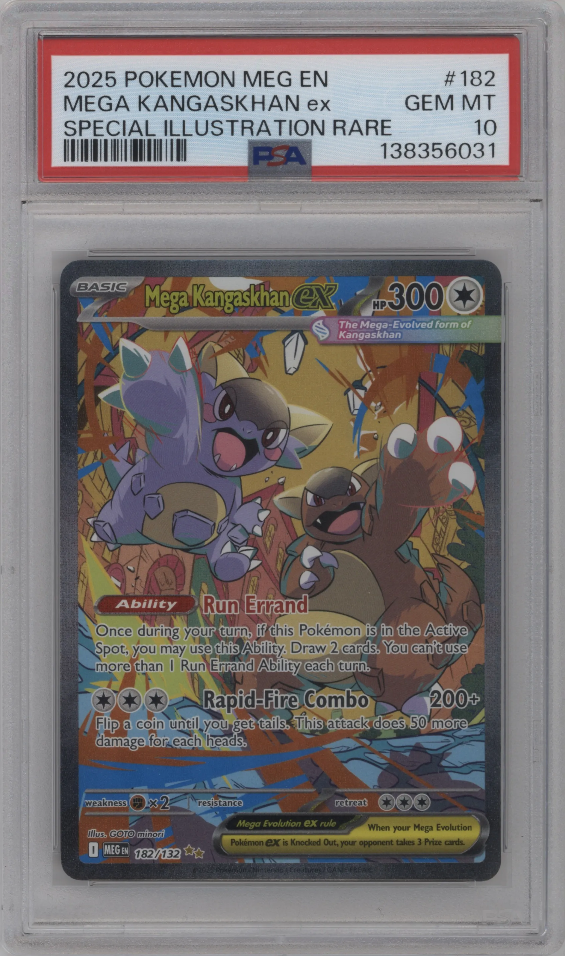 2025 Pokemon Mega Evolution Mega Kangaskhan ex PSA 10