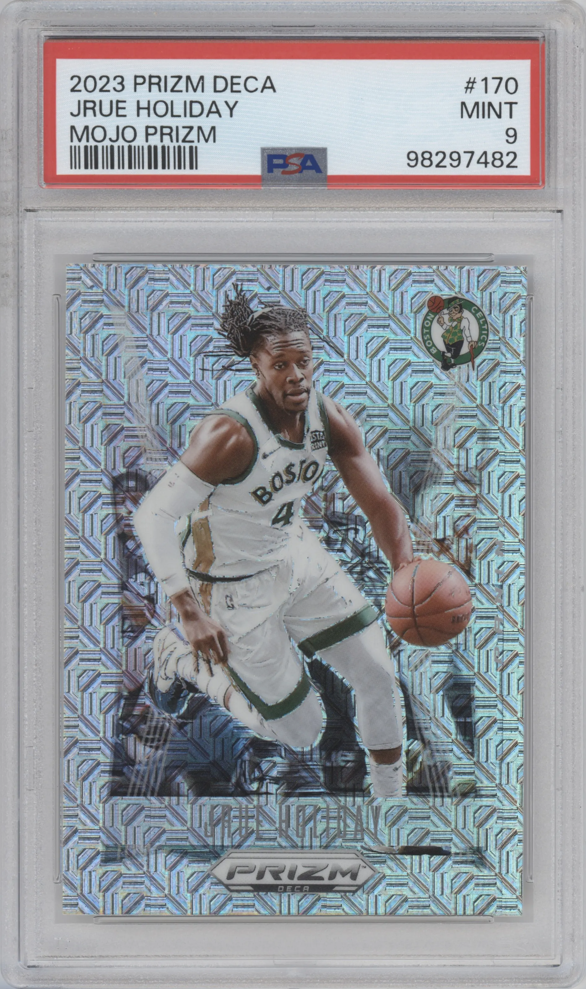 2023 Panini Prizm Deca Jrue Holiday Mojo #170 PSA 9