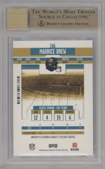 Maurice Drew from the 2006 Playoff Contenders set graded by Beckett and given an overall grade of 9.5.