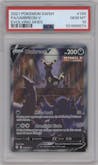 Umbreon V from the 2021 Pokemon SWSH set graded by PSA and given an overall grade of 10.