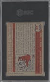 Whitey Herzog from the 1957 Topps set graded by SGC and given an overall grade of 3.5.