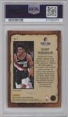 Scoot Henderson from the 2023-24 Panini Mosaic set featuring a White Mosaic parallel graded by PSA and given an overall grade of 10.