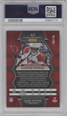 DeAndre Hopkins from the 2023 Panini Mosaic set featuring a Gold Mosaic parallel graded by PSA and given an overall grade of 9.