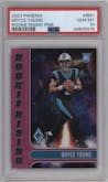 Bryce Young from the 2023 Panini Phoenix set featuring a Pink parallel graded by PSA and given an overall grade of 10.