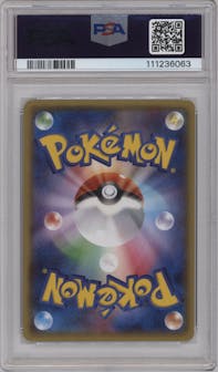 Mega Tokyo's Pikachu from the 2014 Pokemon XY JPN set featuring a Mega Tokyo Pokemon Center parallel graded by PSA and given an overall grade of 9.