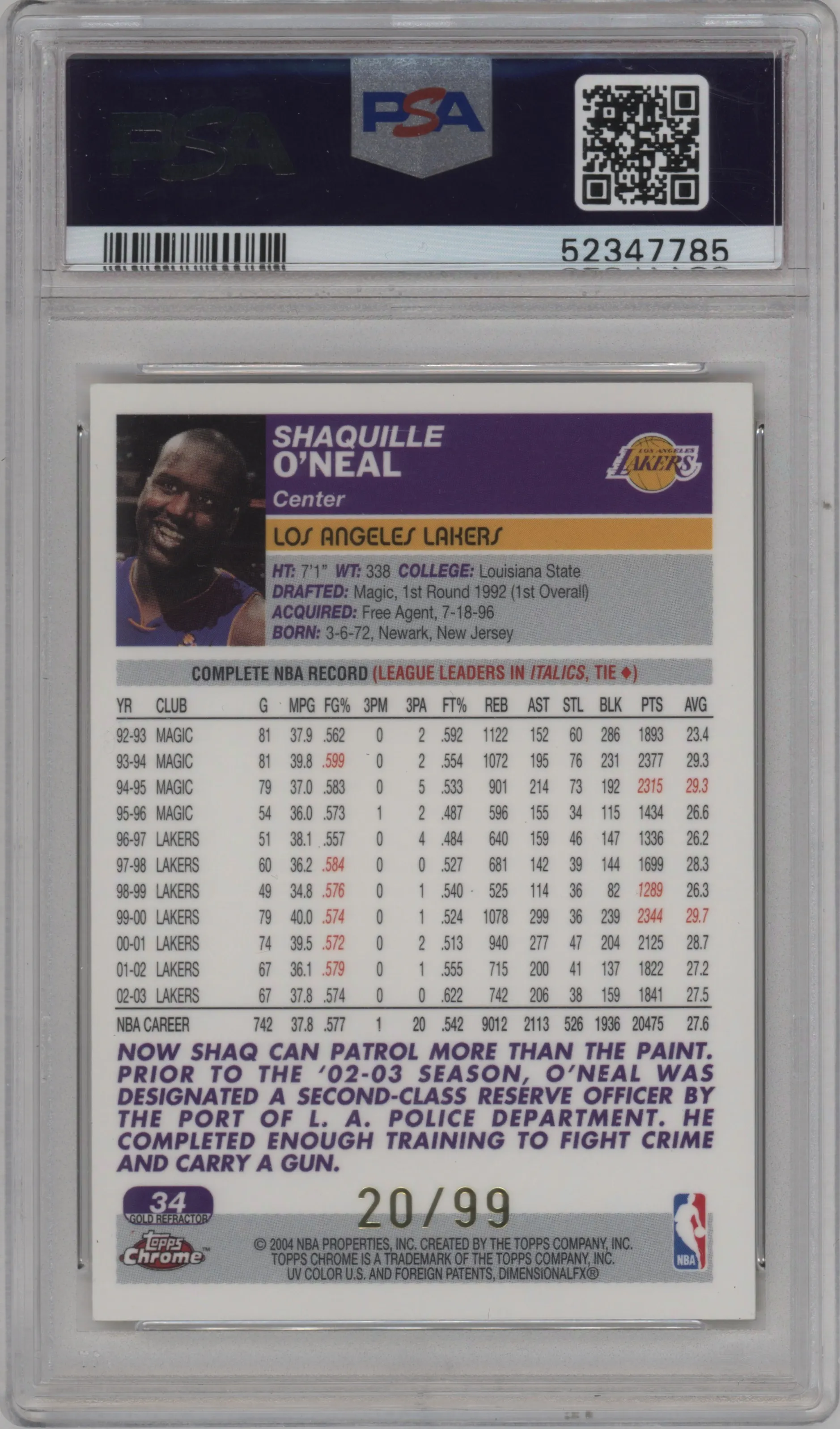 Shaquille O'Neal