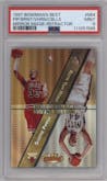 Scottie Pippen/Keith Van Horn/Kobe Bryant/Cedric Ceballos  from the 1997-98 Bowman's Best set featuring a Refractor parallel graded by PSA and given an overall grade of 9.