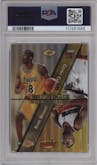 Scottie Pippen/Keith Van Horn/Kobe Bryant/Cedric Ceballos  from the 1997-98 Bowman's Best set featuring a Refractor parallel graded by PSA and given an overall grade of 9.