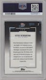 Victor Wembanyama from the 2024-25 Topps Now set graded by PSA and given an overall grade of 10.