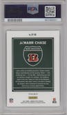 Ja'Marr Chase from the 2021 Panini Donruss Optic set graded by PSA and given an overall grade of 10.
