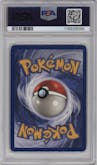 Snorlax from the 1999 Pokemon set featuring a No Symbol parallel graded by PSA and given an overall grade of 4.
