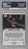 Damian Lillard from the 2012-13 Panini Prizm set graded by PSA and given an overall grade of 10.
