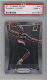 Damian Lillard from the 2012-13 Panini Prizm set graded by PSA and given an overall grade of 10.