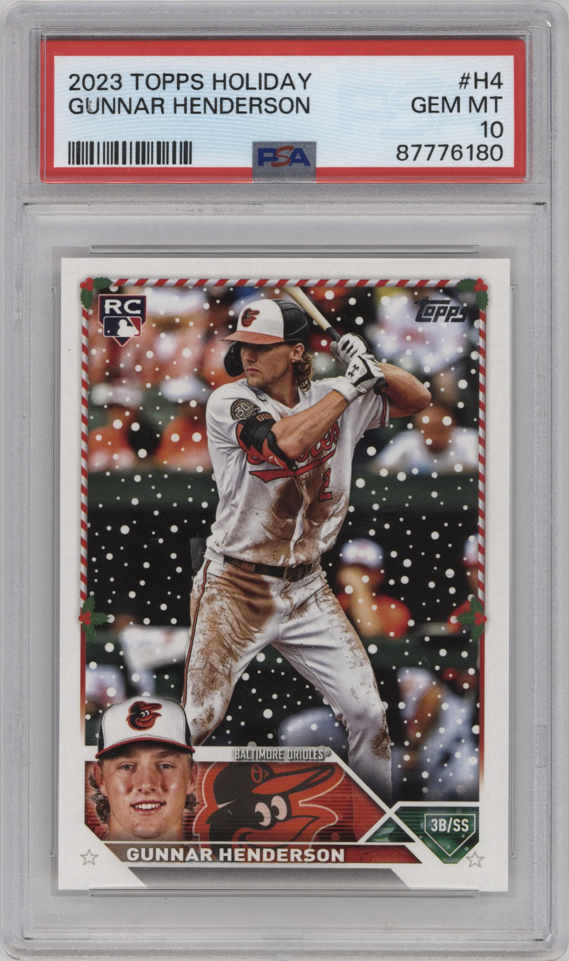2023 Topps Holiday Gunnar Henderson #H4 PSA 10