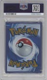 Mew ex from the 2023 Pokemon SV set featuring a Ultra-Premium Collection parallel graded by PSA and given an overall grade of 8.