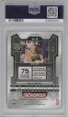 Nika Muhl from the 2024 Panini Prizm Monopoly WNBA set featuring a Boardwalk Blue Prizm parallel graded by PSA and given an overall grade of 9.