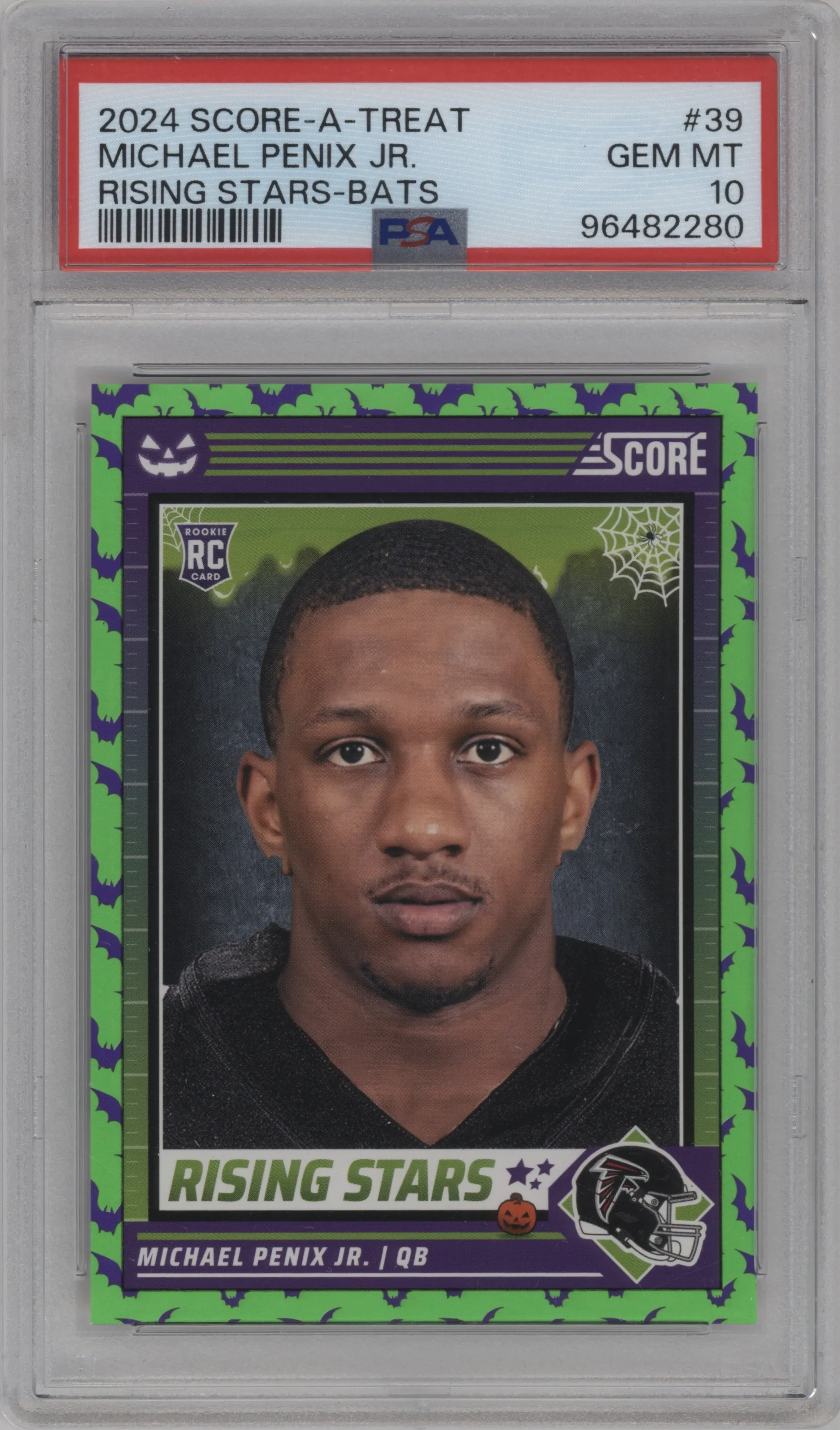 2024 Score-A-Treat Rising Stars Michael Penix Jr. Bats #39 PSA 10