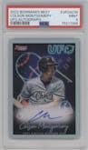 Colson Montgomery from the 2022 Bowman’s Best   set graded by PSA and given an overall grade of 9.