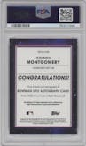 Colson Montgomery from the 2022 Bowman’s Best   set graded by PSA and given an overall grade of 9.