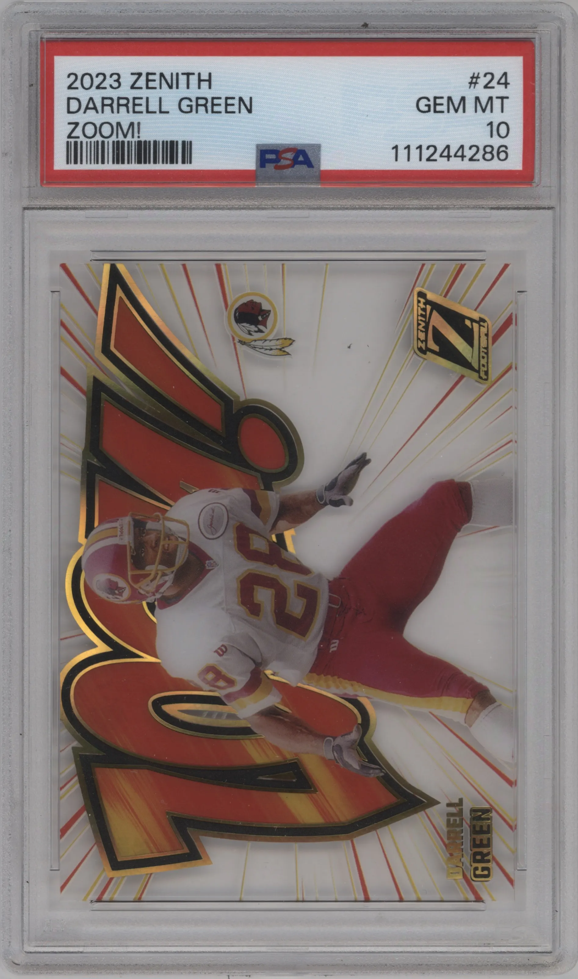2023 Panini Zenith Zoom! Darrell Green #24 PSA 10