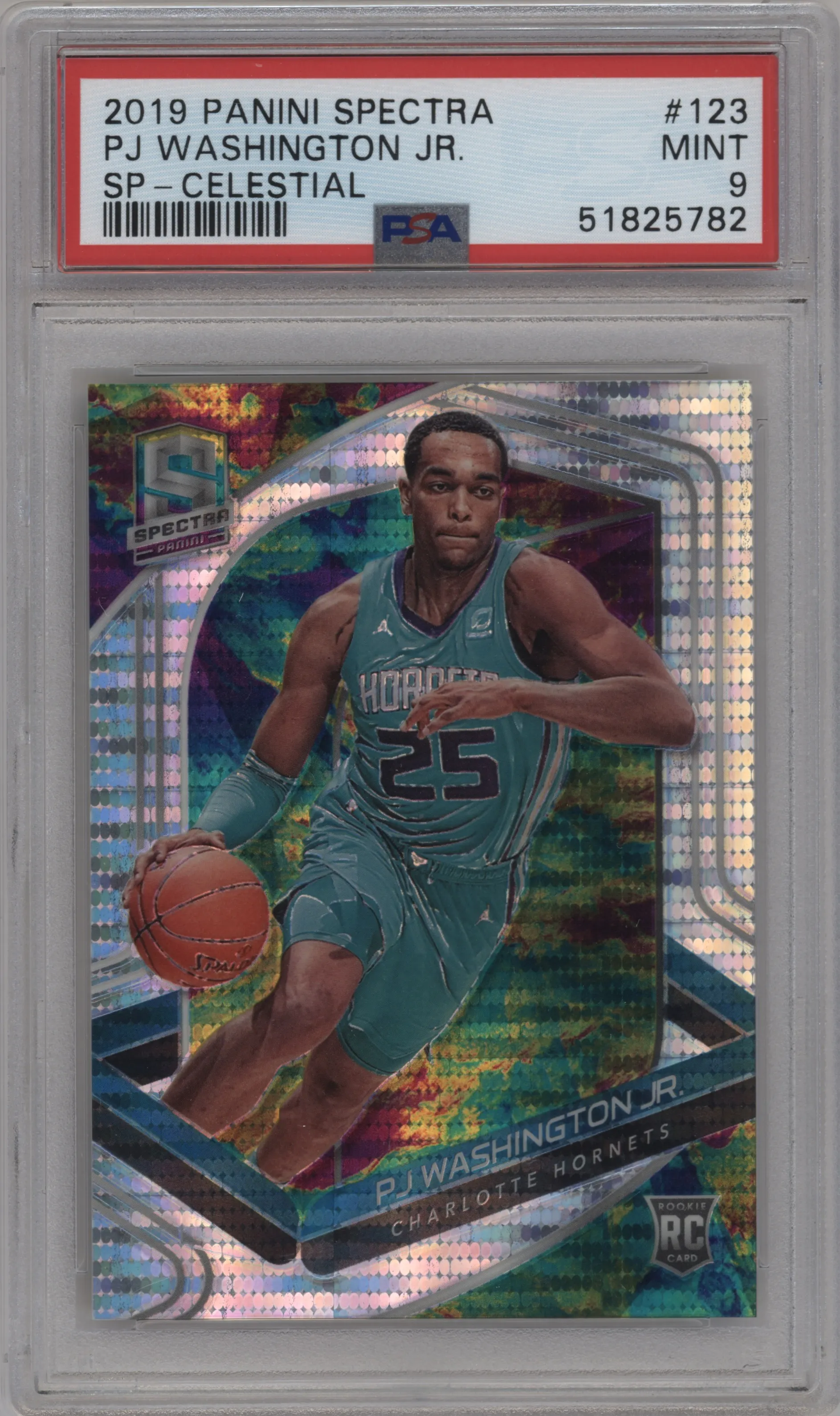 2019 Panini Spectra Variation PJ Washington Jr. Celestial PSA 9