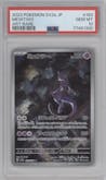 Mewtwo from the 2023 Pokemon SV JPN set graded by PSA and given an overall grade of 10.
