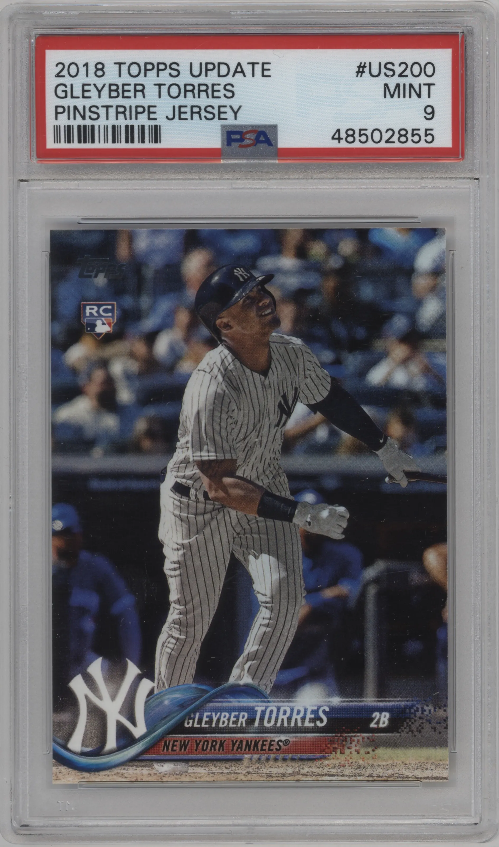 2018 Topps Update Gleyber Torres PSA 9